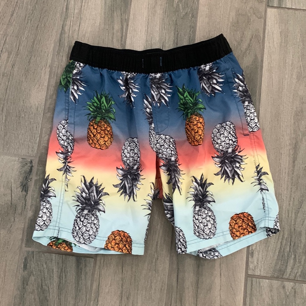 Valor pineapple swim trunks